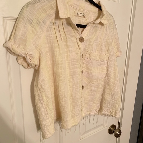 We the Free Short Sleeve Button-Down Top - Picture 3 of 7
